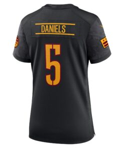 Women's Washington Commanders Jayden Daniels Nike Black Alternate Game Player Jersey