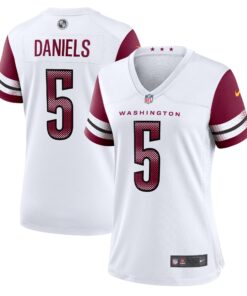 Women's Washington Commanders Jayden Daniels Nike White Game Jersey