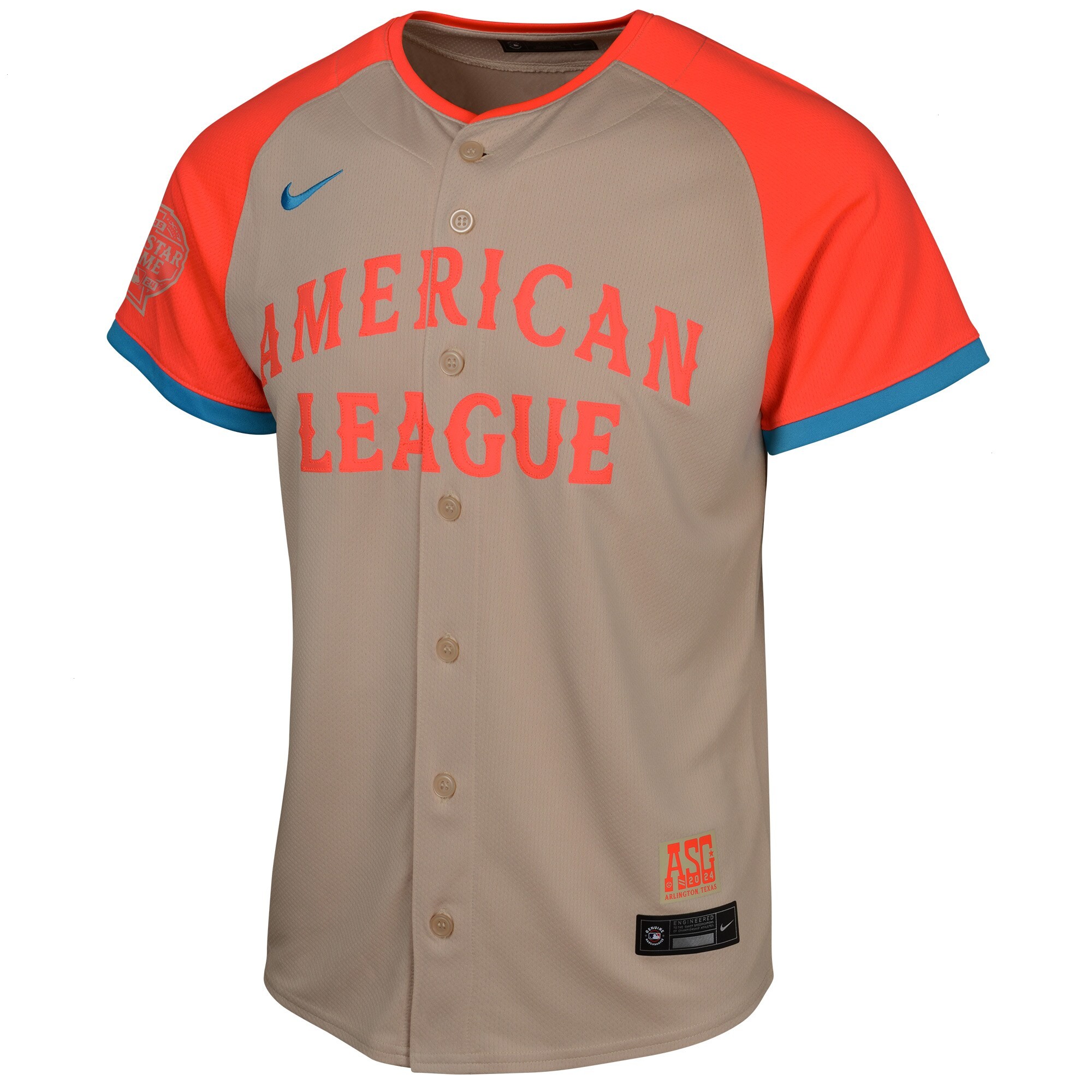 Youth American League Nike Cream 2024 MLB All-Star Game Limited Jersey