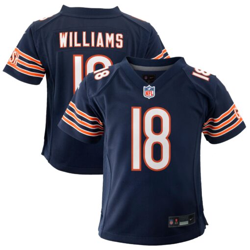 Youth Chicago Bears Caleb Williams Nike Navy Player Game Jersey