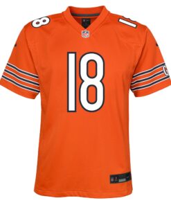 Youth Chicago Bears Caleb Williams Nike Orange Alternate Game Jersey