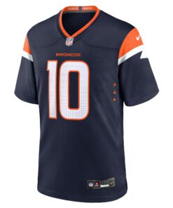 Youth Denver Broncos Bo Nix Nike Navy Alternate Game Jersey
