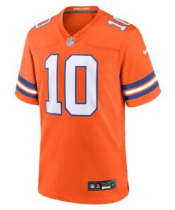 Youth Denver Broncos Bo Nix Nike Orange Alternate Game Jersey