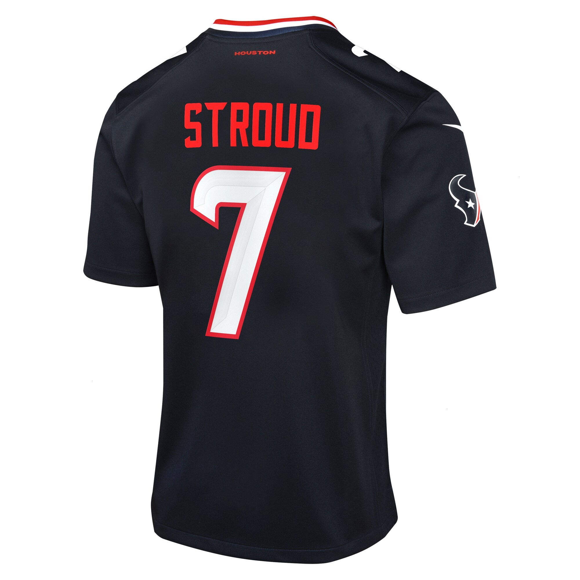 Youth Houston Texans C.J. Stroud Nike Navy Game Jersey