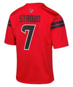 Youth Houston Texans C.J. Stroud Nike Red Alternate Game Jersey