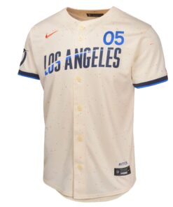 Youth Los Angeles Dodgers Freddie Freeman Nike Cream 2024 City Connect Limited Player Jersey
