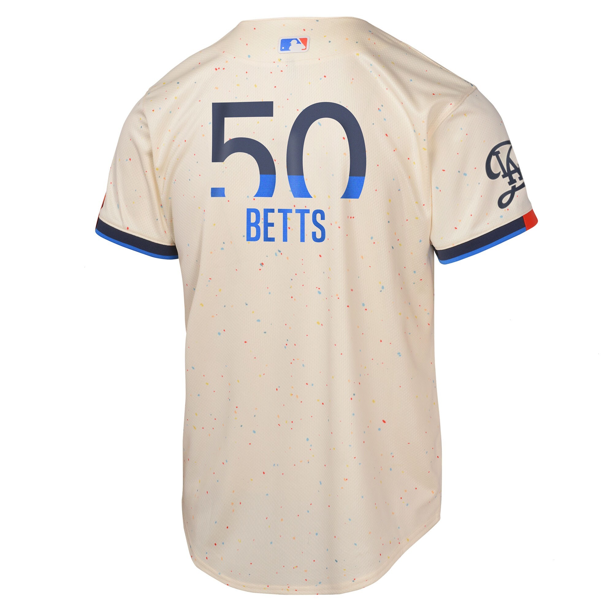 Youth Los Angeles Dodgers Mookie Betts Nike Cream 2024 City Connect Limited Player Jersey