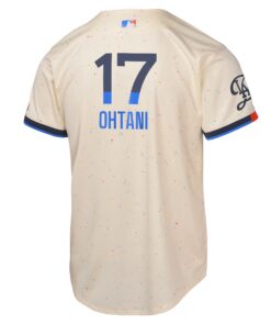 Youth Los Angeles Dodgers Shohei Ohtani Nike Cream 2024 City Connect Limited Player Jersey