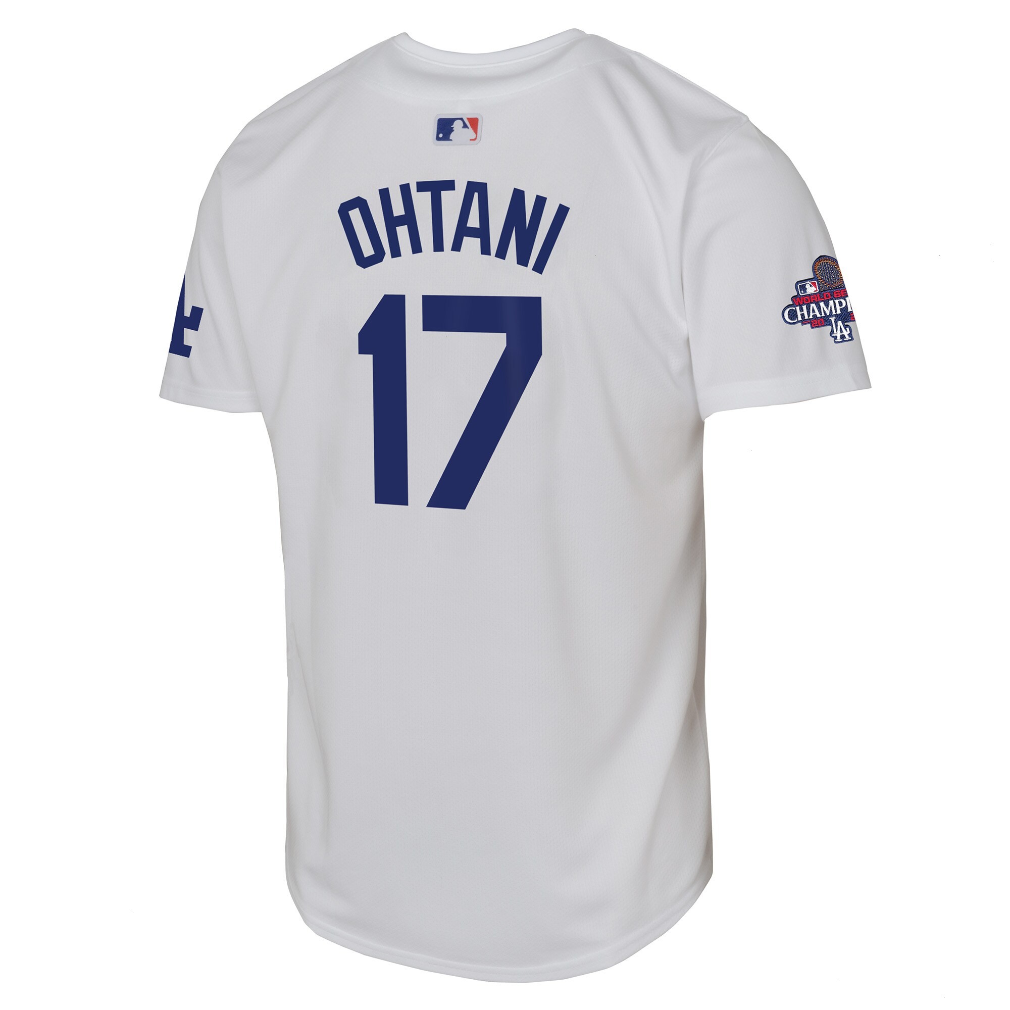 Youth Los Angeles Dodgers Shohei Ohtani Nike White 2024 World Series Champions Limited Player Jersey