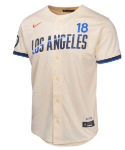 Youth Los Angeles Dodgers Yoshinobu Yamamoto Nike Cream 2024 City Connect Limited Player Jersey