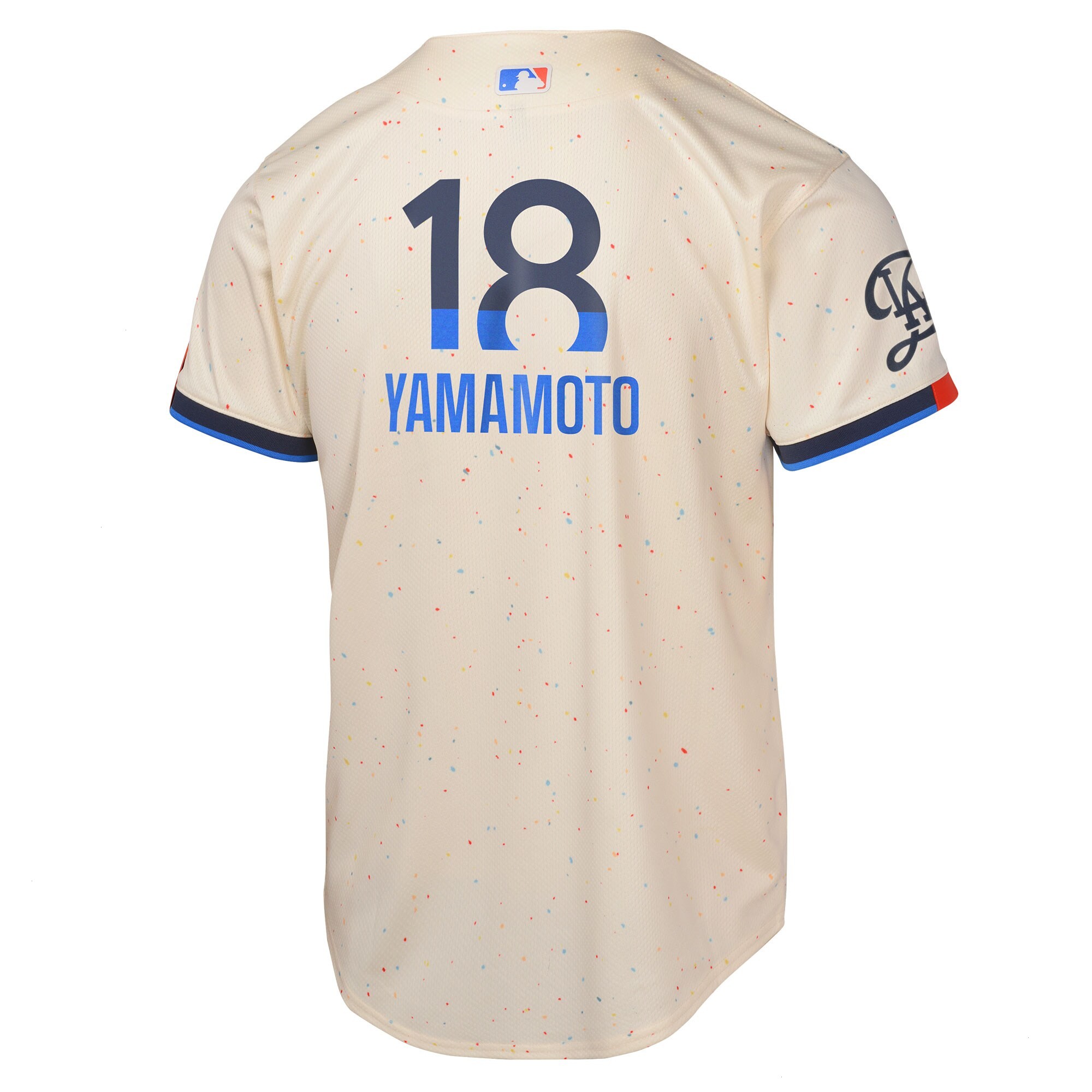 Youth Los Angeles Dodgers Yoshinobu Yamamoto Nike Cream 2024 City Connect Limited Player Jersey