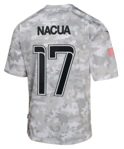 Youth Los Angeles Rams Puka Nacua Nike Arctic Camo 2024 Salute to Service Game Jersey