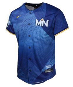 Youth Minnesota Twins Carlos Correa Nike Royal 2024 City Connect Limited Jersey