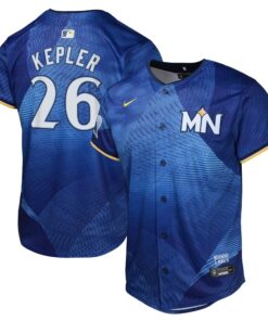 Youth Minnesota Twins Max Kepler Nike Royal 2024 City Connect Limited Jersey