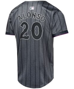 Youth New York Mets Pete Alonso Nike Graphite 2024 City Connect Limited Player Jersey