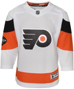 Youth Philadelphia Flyers White 2024 NHL Stadium Series Premier Jersey