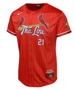 Youth St. Louis Cardinals Lars Nootbaar Nike Red 2024 City Connect Limited Player Jersey