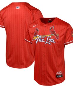Youth St. Louis Cardinals Nike Red 2024 City Connect Limited Jersey