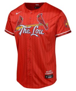 Youth St. Louis Cardinals Nike Red 2024 City Connect Limited Jersey