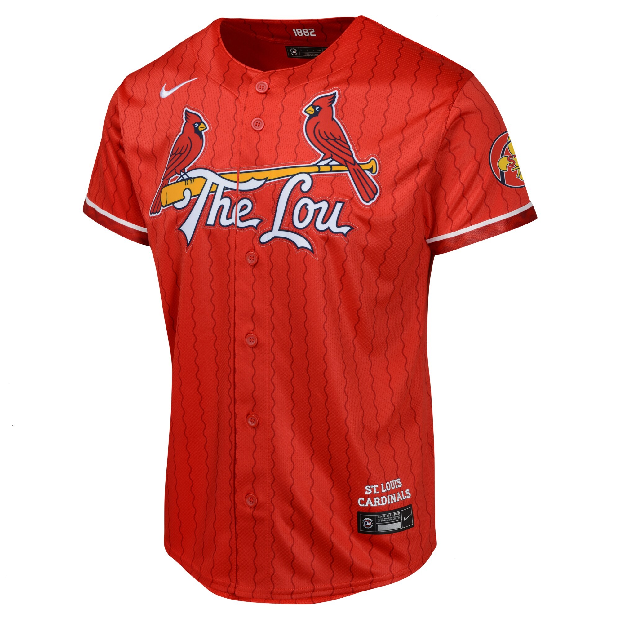 Youth St. Louis Cardinals Nike Red 2024 City Connect Limited Jersey