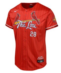Youth St. Louis Cardinals Nolan Arenado Nike Red 2024 City Connect Limited Player Jersey
