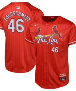 Youth St. Louis Cardinals Paul Goldschmidt Nike Red 2024 City Connect Limited Player Jersey