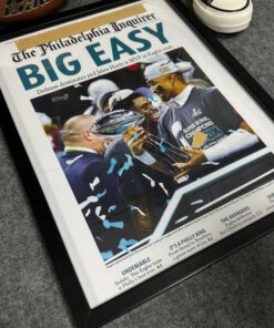 2025 Philadelphia Eagles Big Easy Championship Poster Shirt - Celebrate Jalen Hurts and the Winning Defense