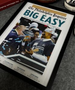 2025 Philadelphia Eagles Big Easy Championship Poster Shirt - Celebrate Jalen Hurts and the Winning Defense