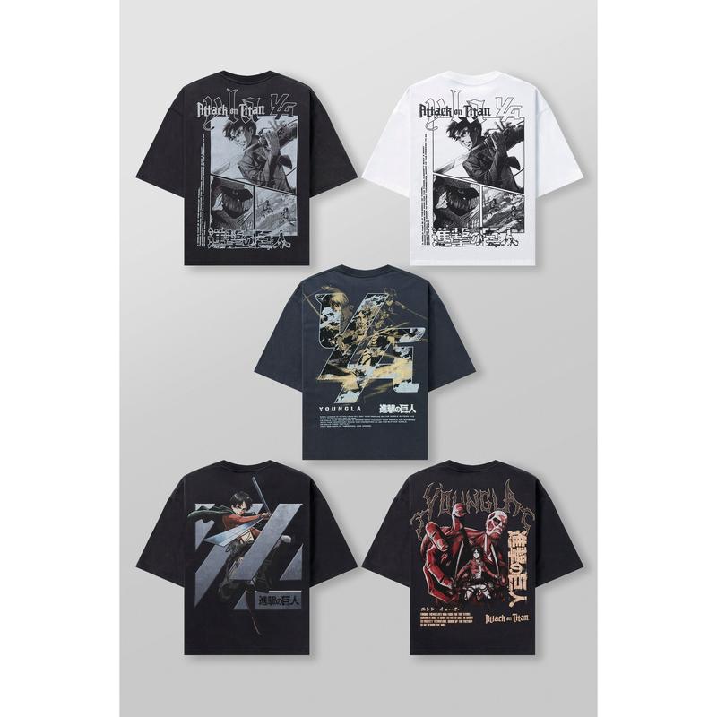 AOT® x YLA Limited Edition 4186 Cropped Tee - Embrace the Spirit of Resilience