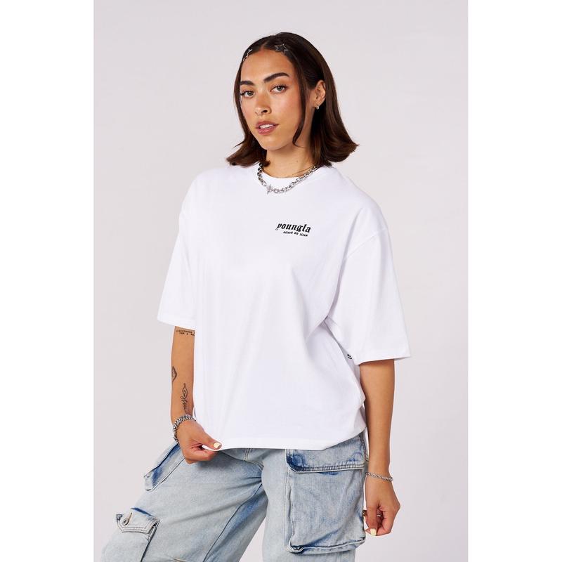 AOT® x YLA Limited Edition 4186 Cropped Tee - Embrace the Spirit of Resilience
