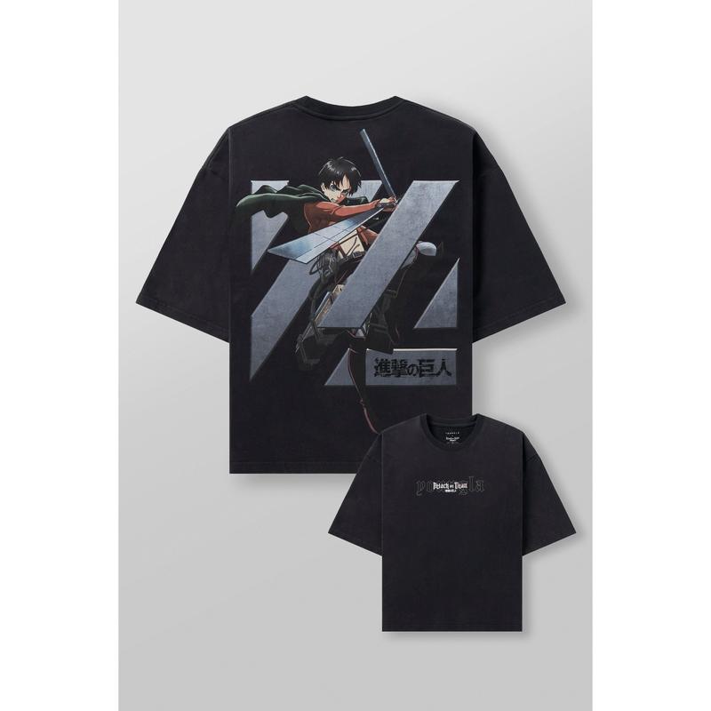 AOT® x YLA Limited Edition 4186 Cropped Tee - Embrace the Spirit of Resilience