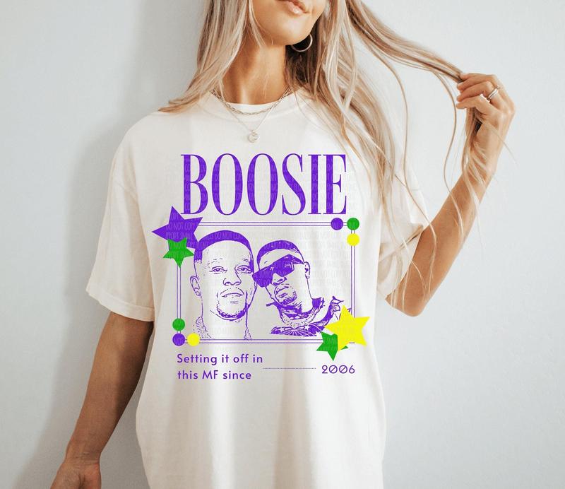 Boosie Badazz Mardi Gras Shirt - Celebrate New Orleans Culture in Comfort