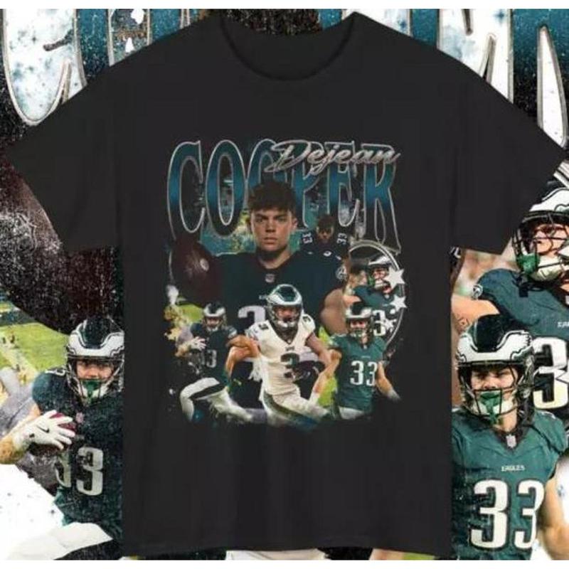 Cooper DeJean Vintage Football T-Shirt | Game Day Apparel for True Fans