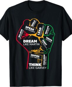 Empowerment Through Heritage: Inspiring Black Leaders Power Fist Hand T-Shirt