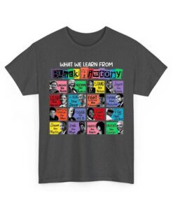 Empowerment Through History: Black History Month Cotton T-Shirt - Celebrate Black Lives and Learn from the Legends