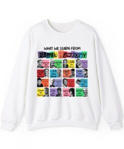Empowerment Through History: Black History Month Cotton T-Shirt - Celebrate Black Lives and Learn from the Legends