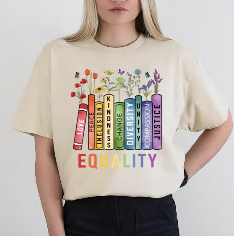 Equality Values Shirt | Love Peace Kindness | Feminist Gift for Her