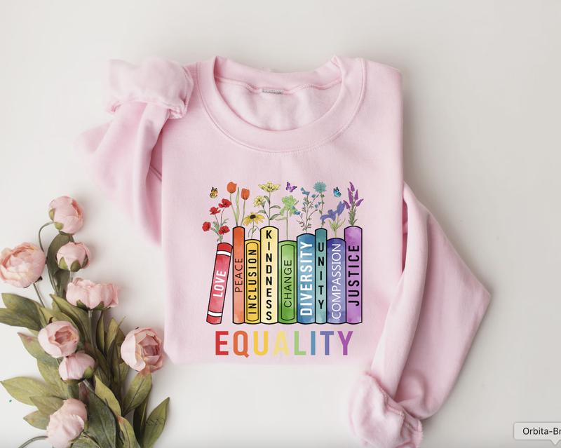 Equality Values Shirt | Love Peace Kindness | Feminist Gift for Her
