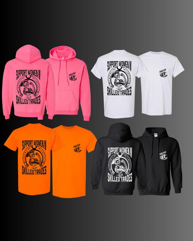 FARRIER Support Women in Skilled Trades Hoodie - Empowerment Sweatshirt for Women