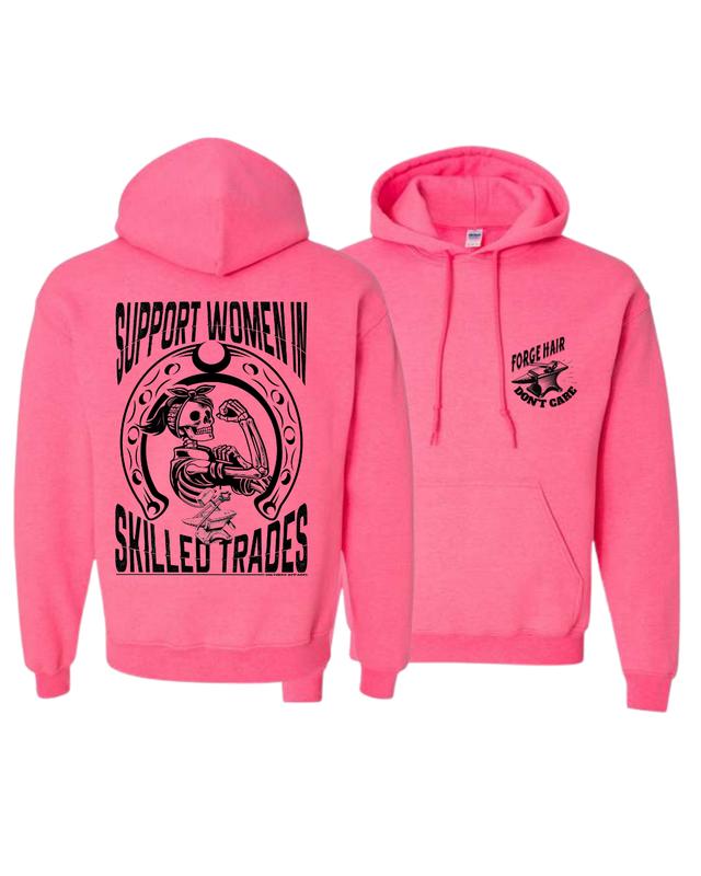 FARRIER Support Women in Skilled Trades Hoodie - Empowerment Sweatshirt for Women