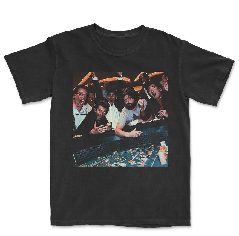 Funny Vintage The Hangover Poker Crewneck T-shirt - Perfect Gift for Movie Lovers