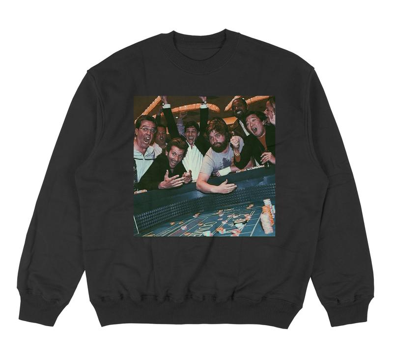 Funny Vintage The Hangover Poker Crewneck T-shirt - Perfect Gift for Movie Lovers