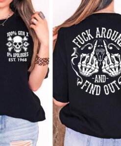 Gen X FAFO Vintage Quote Shirt - "FUCK AROUND AND FIND OUT" - Casual Men's T-Shirt