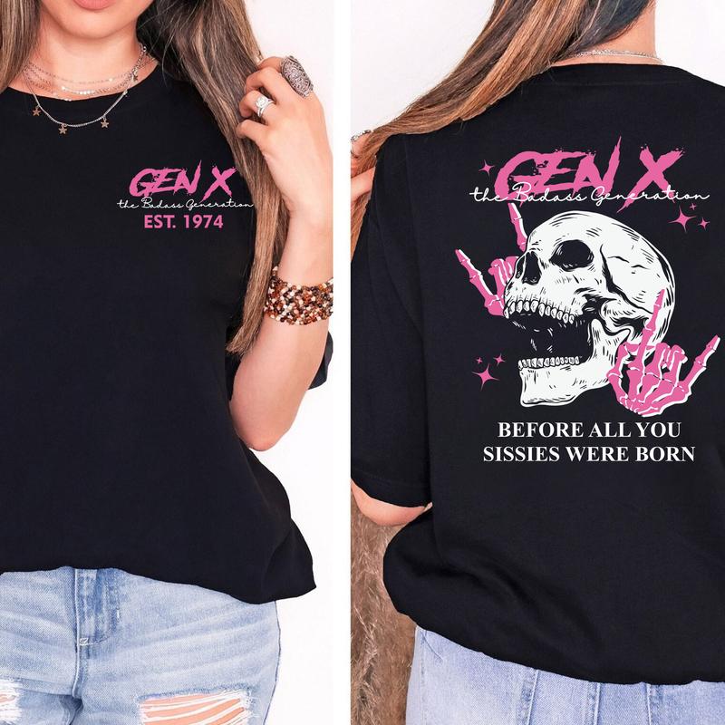 Generation X Badass T-Shirt | Custom Year Of Birth | 100% Cotton Unisex