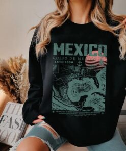 Gulf of Mexico Vintage Art Shirt – Golfo de México 1550 Unisex Tee