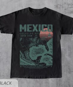 Gulf of Mexico Vintage Art Shirt – Golfo de México 1550 Unisex Tee
