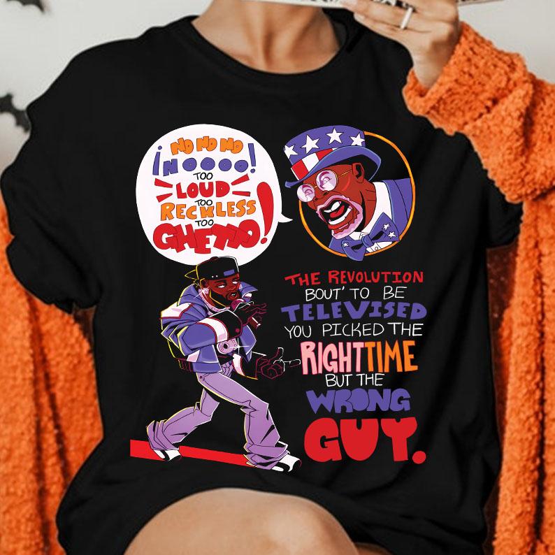 Kendrick Lamar Inspired T-Shirt - Bold Social Commentary with Cartoon Vibes