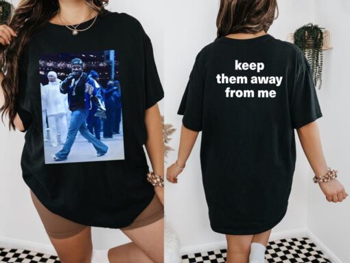 Kendrick Lamar "Keep Them Away from Me" Super Bowl Shirt - Rapper Lover Apparel