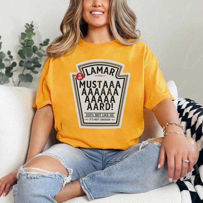 Kendrick Lamar Mustard Shirt - Viral GNX Album Vintage Sweatshirt