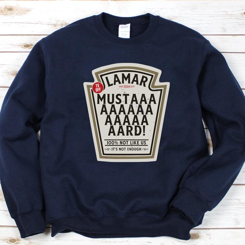Kendrick Lamar Mustard Shirt - Viral GNX Album Vintage Sweatshirt